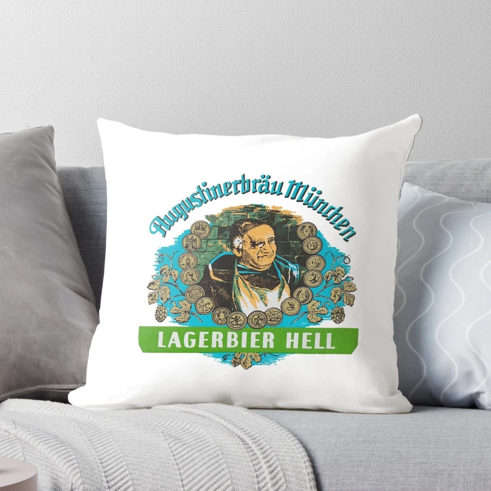 Augustiner Munich Beer Lagerbier Hell Classic Pillow