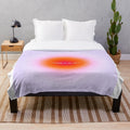 Aura gradient plush blanket featuring a trendy gradient design inspired by SZA's hit song "Love Galore