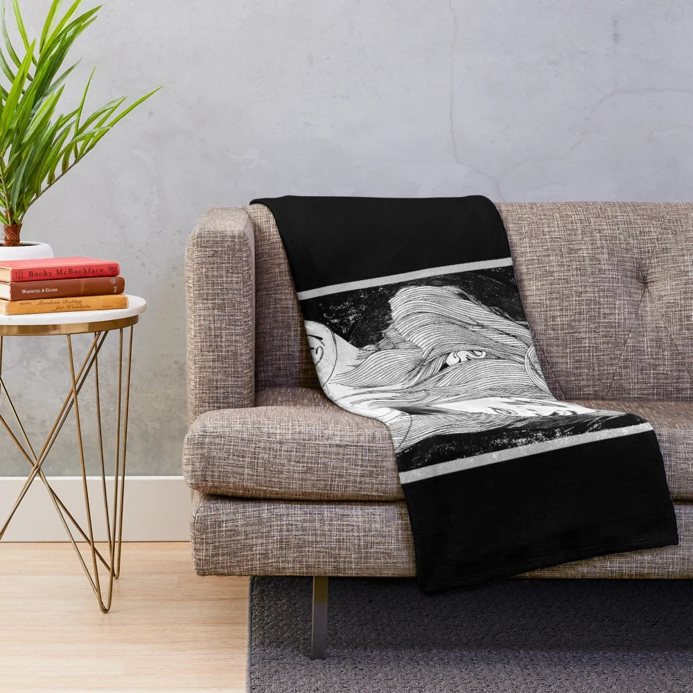 Aurora Aksnes inspired plush blanket with Japan aesthetic design