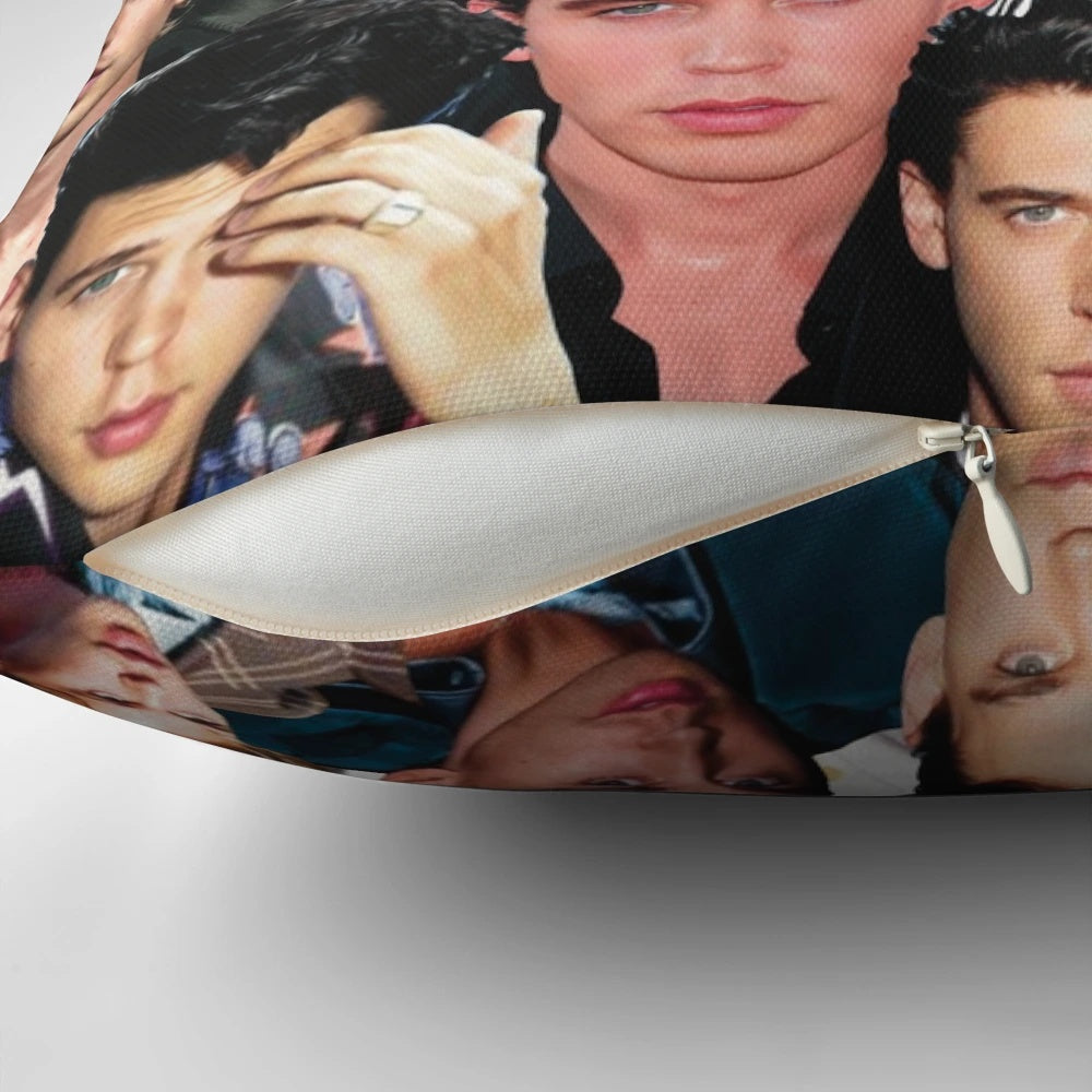 Austin Butler photo collage decorative pillow