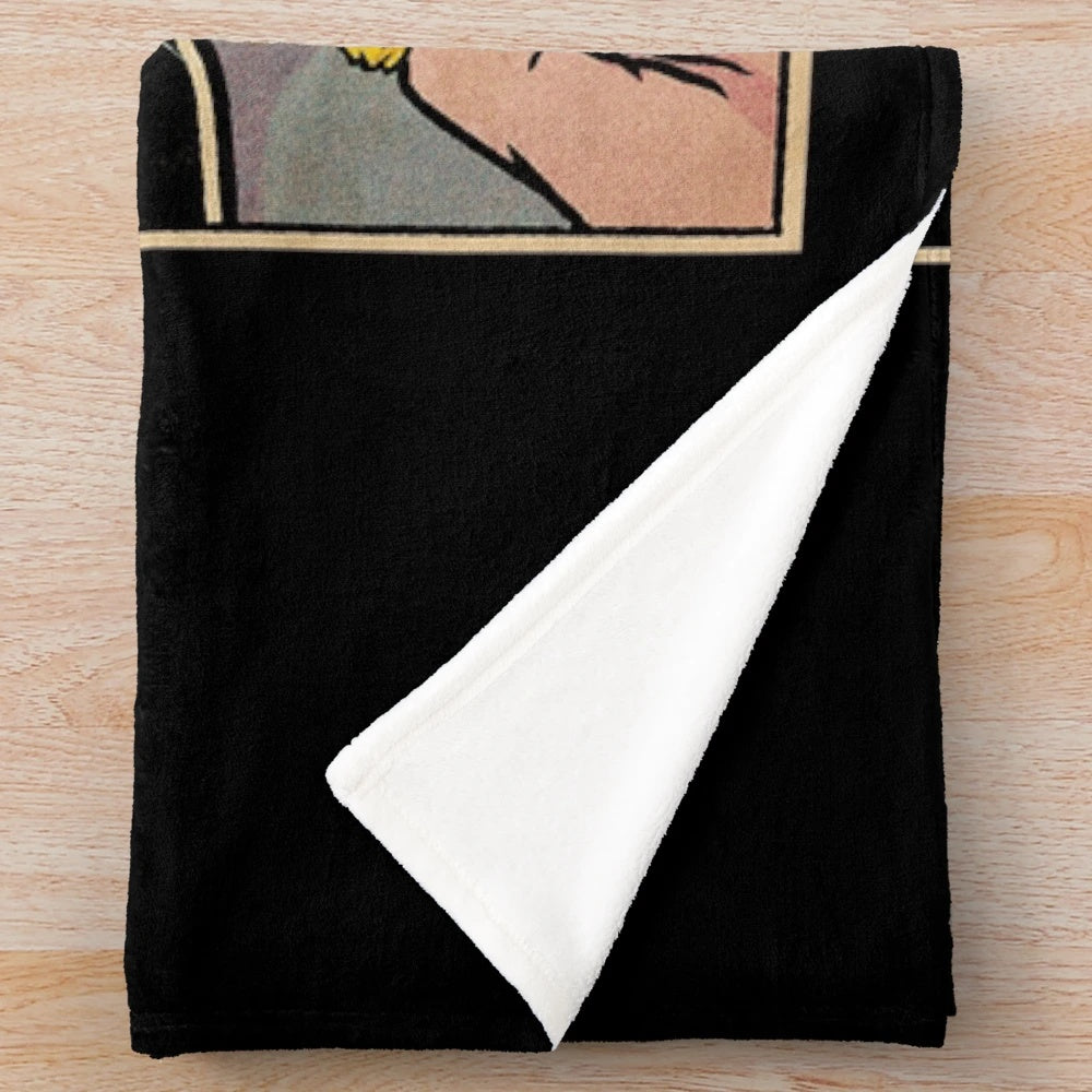 Austin Powers-inspired Dr. Evil character plush blanket