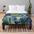 Brushtail Possum (Trichosurus vulpecula) Plush Blanket Inspired by Australian Wildlife
