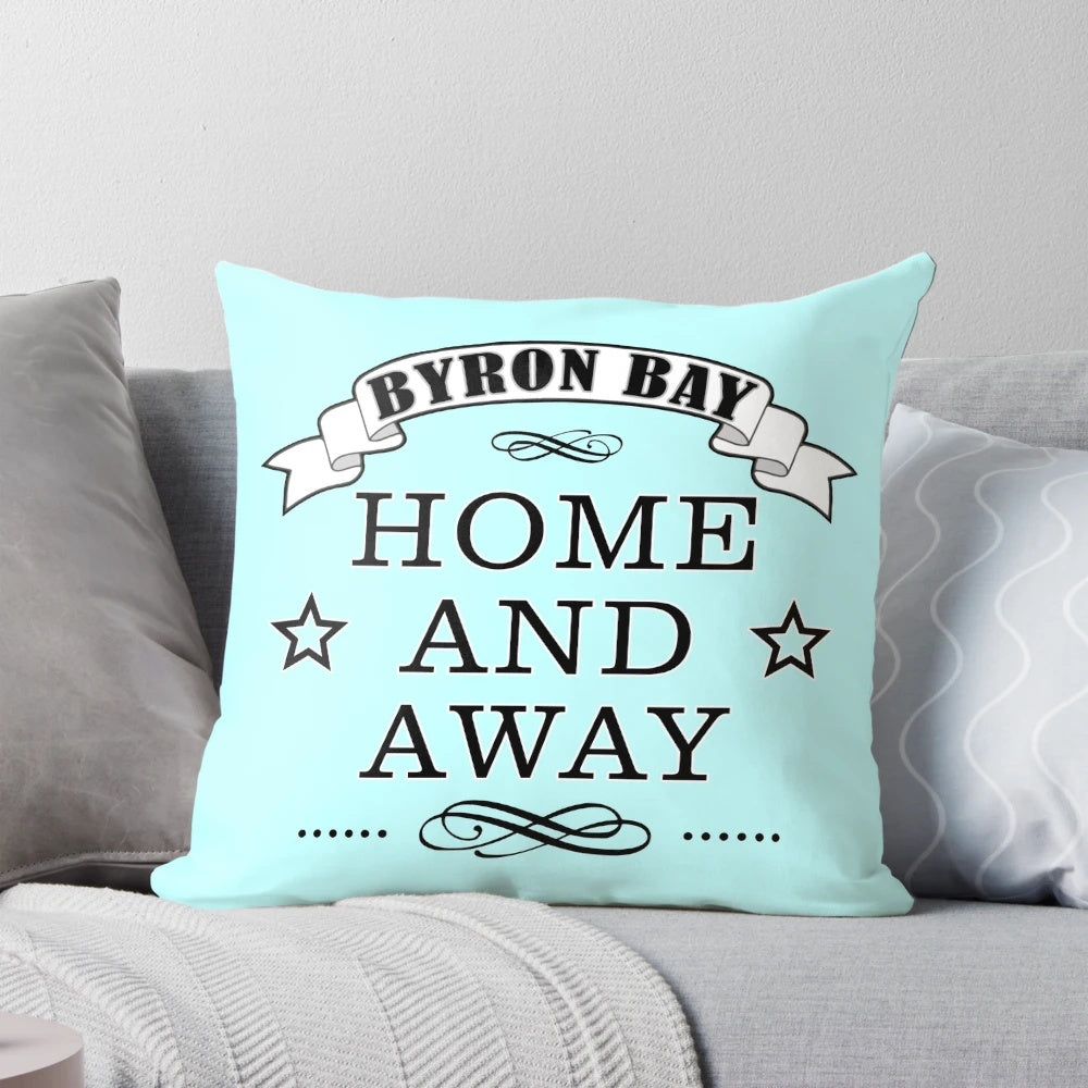 Cozy 'Home and Away' inspired pillow for your Australian-themed home decor