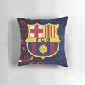 Barcelona Football Club Pillow featuring Messi, Neymar, and Ronaldinho