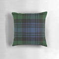 Black Watch tartan pattern pillow, a classic Scottish design
