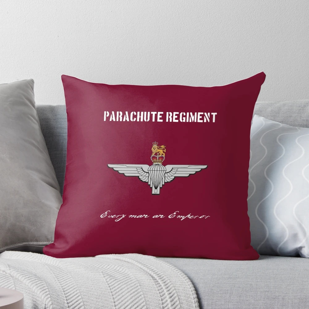 Parachute Regiment (UK - no flag) "Every Man An Emperor" Pillow