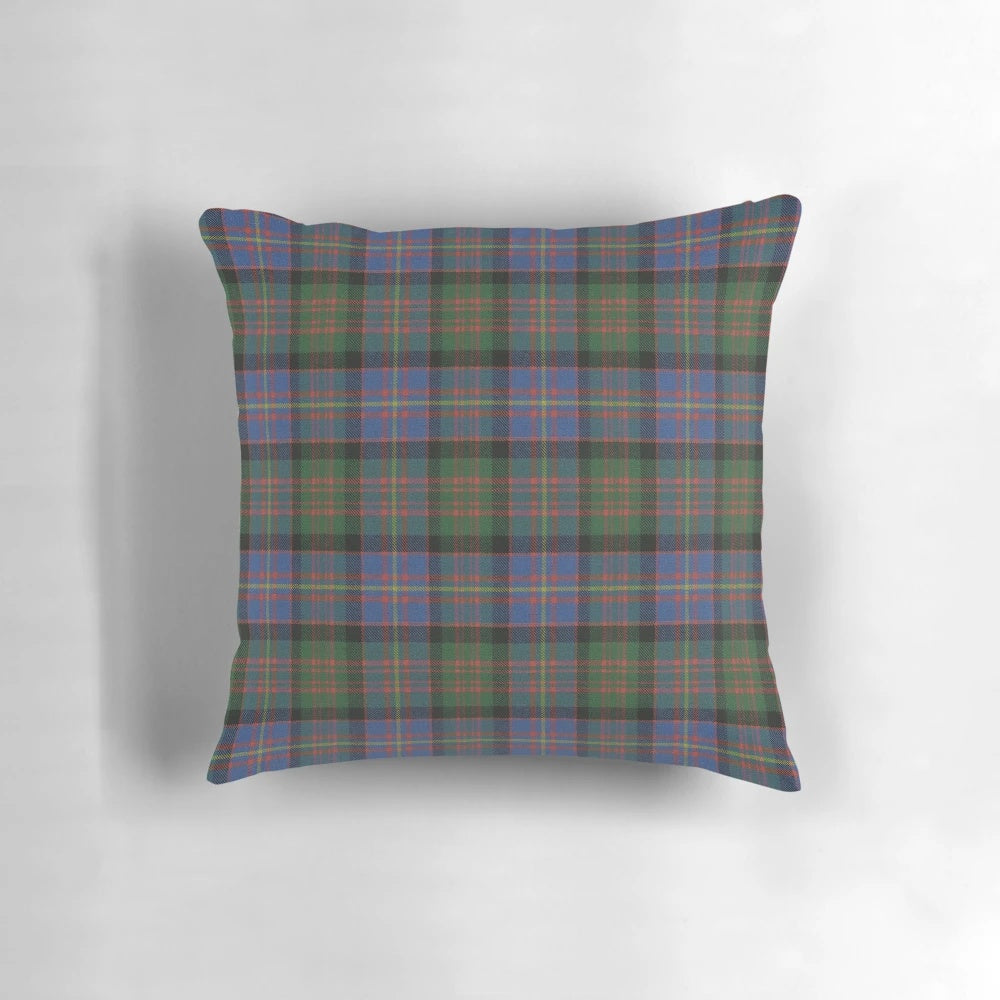 Vibrant Scottish Cameron of Erracht tartan pattern pillow
