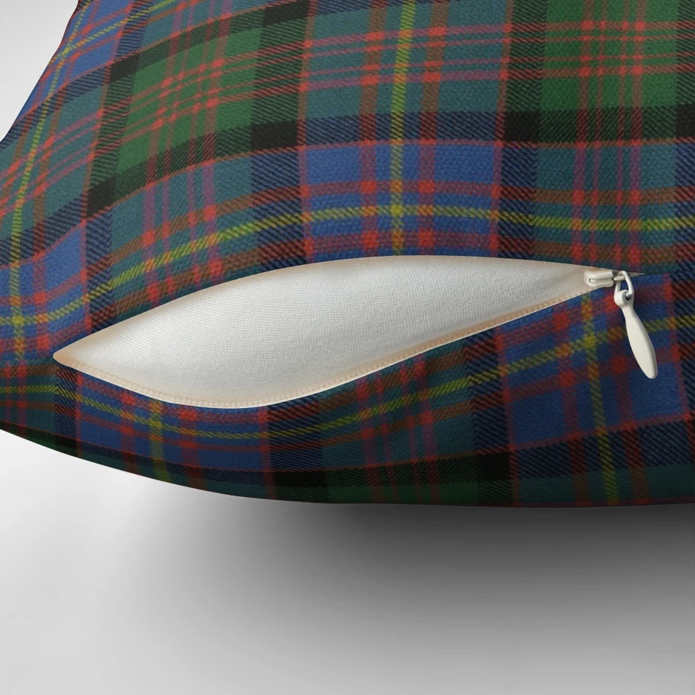 Vibrant Scottish Cameron of Erracht tartan pattern pillow