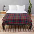 Celtic Tartan Plush Blanket from County Clare, Ireland