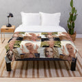 Charlize Theron Collage Plush Blanket