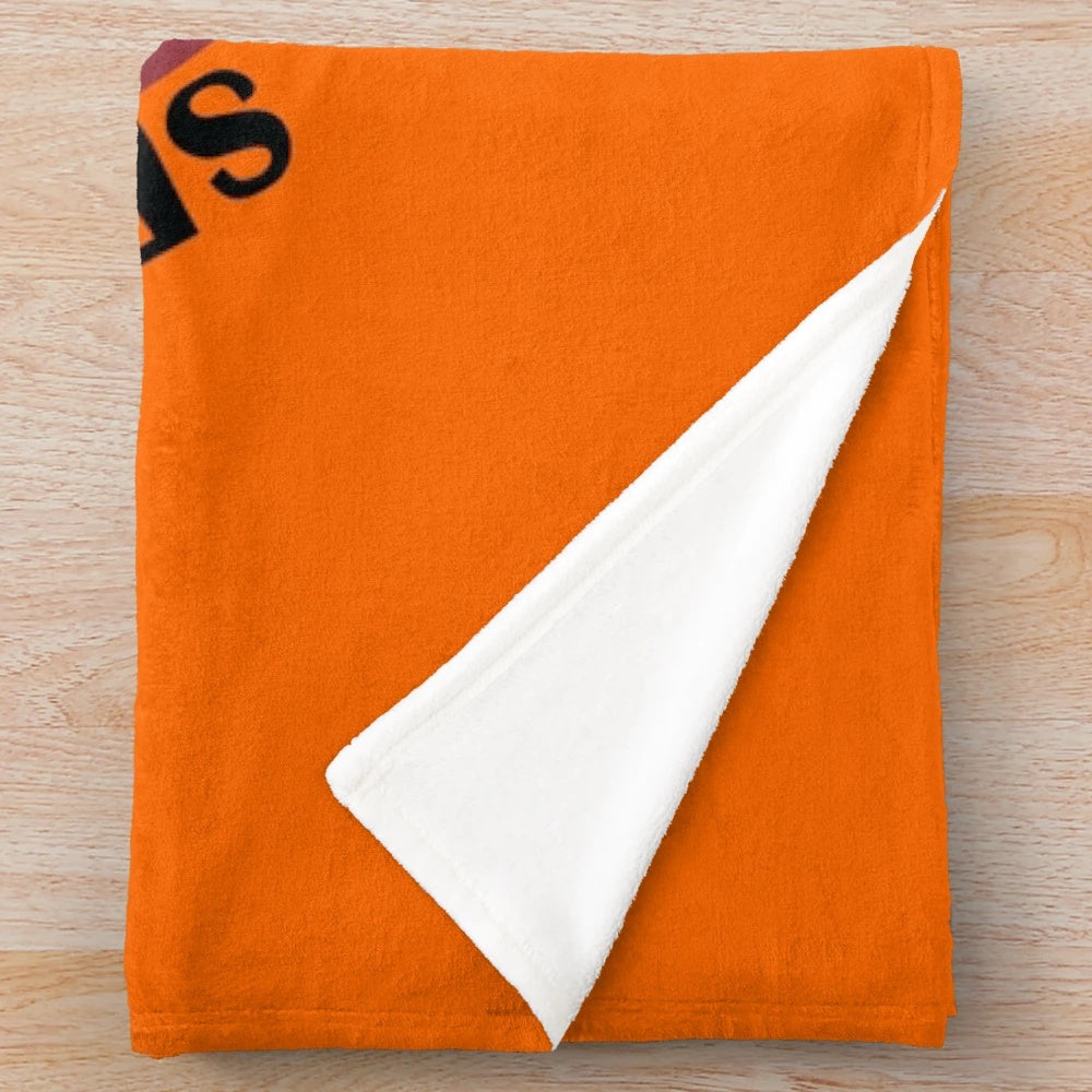 Plush blanket featuring the flag of the Cherokee Nation