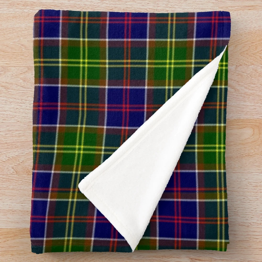 Clan Dalrymple Tartan Plush Blanket