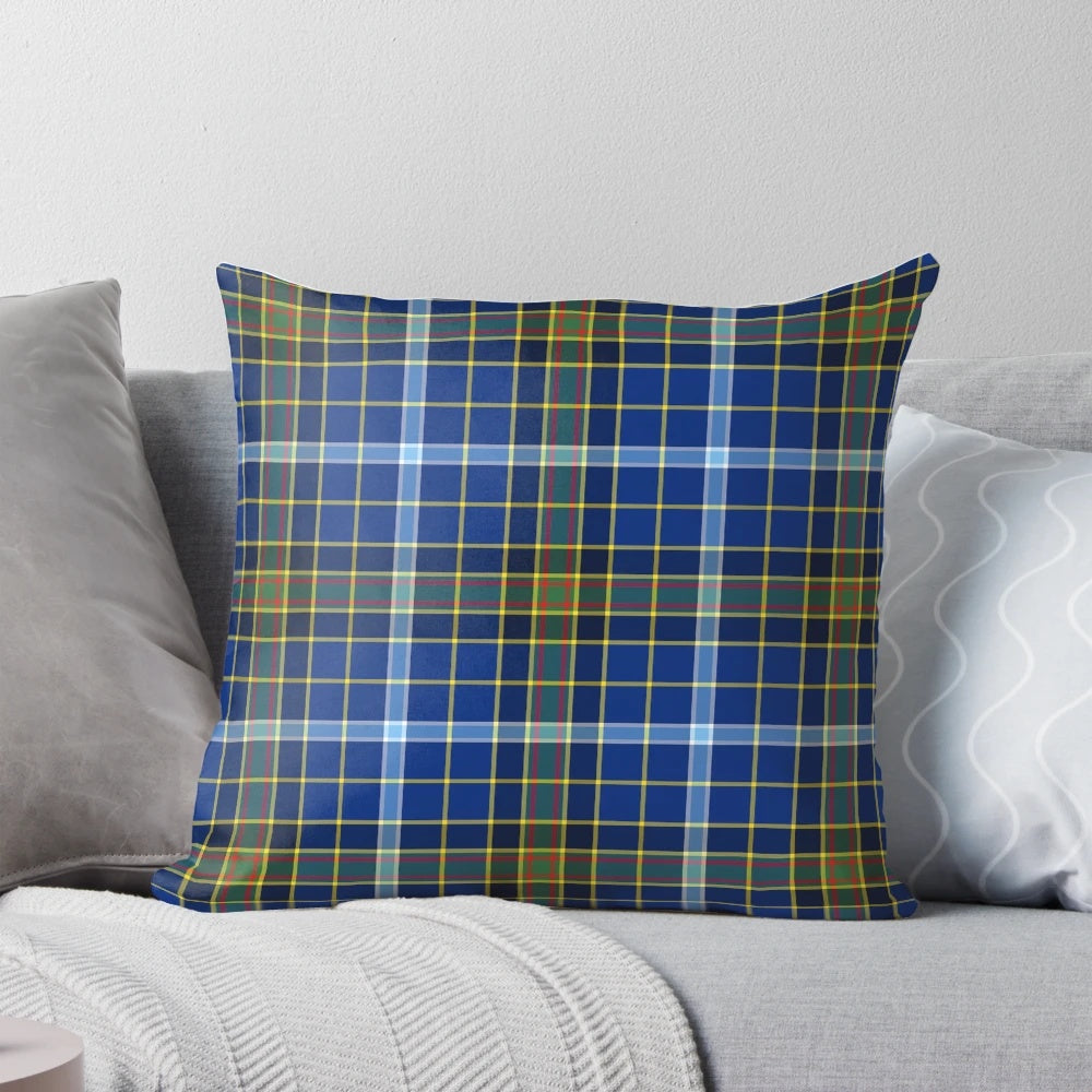 Clan Knox Tartan Pillow - Traditional Scottish Plaid Design