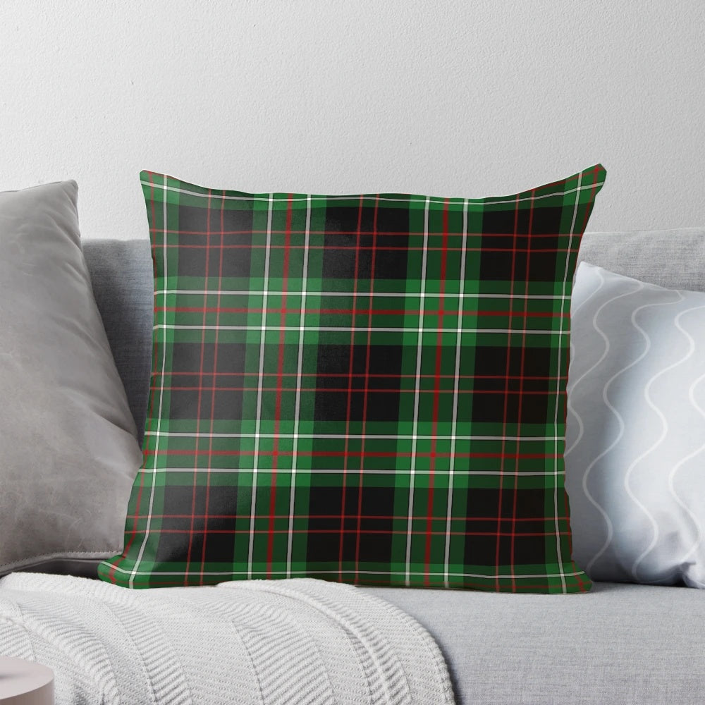 Clan MacDoiarmid tartan pattern pillow, a cozy and stylish Scottish decor piece.