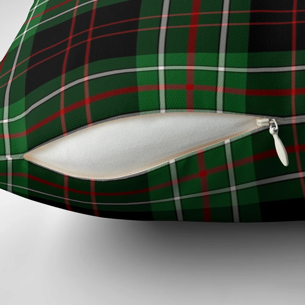Clan MacDoiarmid tartan pattern pillow, a cozy and stylish Scottish decor piece.