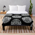 Coast Salish eagle plush blanket