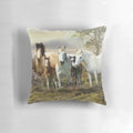 Connemara pony decorative pillow, handmade Irish home accent