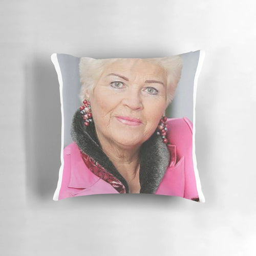 Plush "EastEnders" Pat Butcher Themed Decorative Pillow