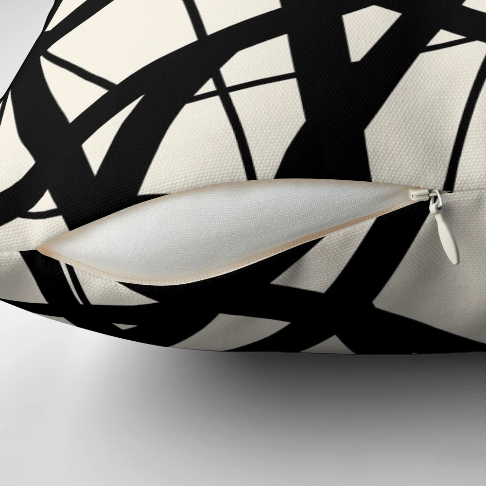 Pillow with authentic Eddie Van Halen stripes design, honoring the iconic Frankenstrat guitar.