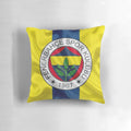 Fenerbahçe football club flag printed on a soft, comfortable pillow for Turkish soccer enthusiasts