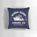 Soft, plush Forrest Gump-themed Bubba Gump Shrimp Co. pillow with iconic movie quote