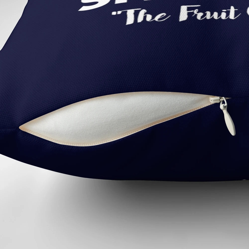 Soft, plush Forrest Gump-themed Bubba Gump Shrimp Co. pillow with iconic movie quote