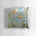 Decorative pillow featuring an ancient Roman fresco from the House of Livia in Prima Porta