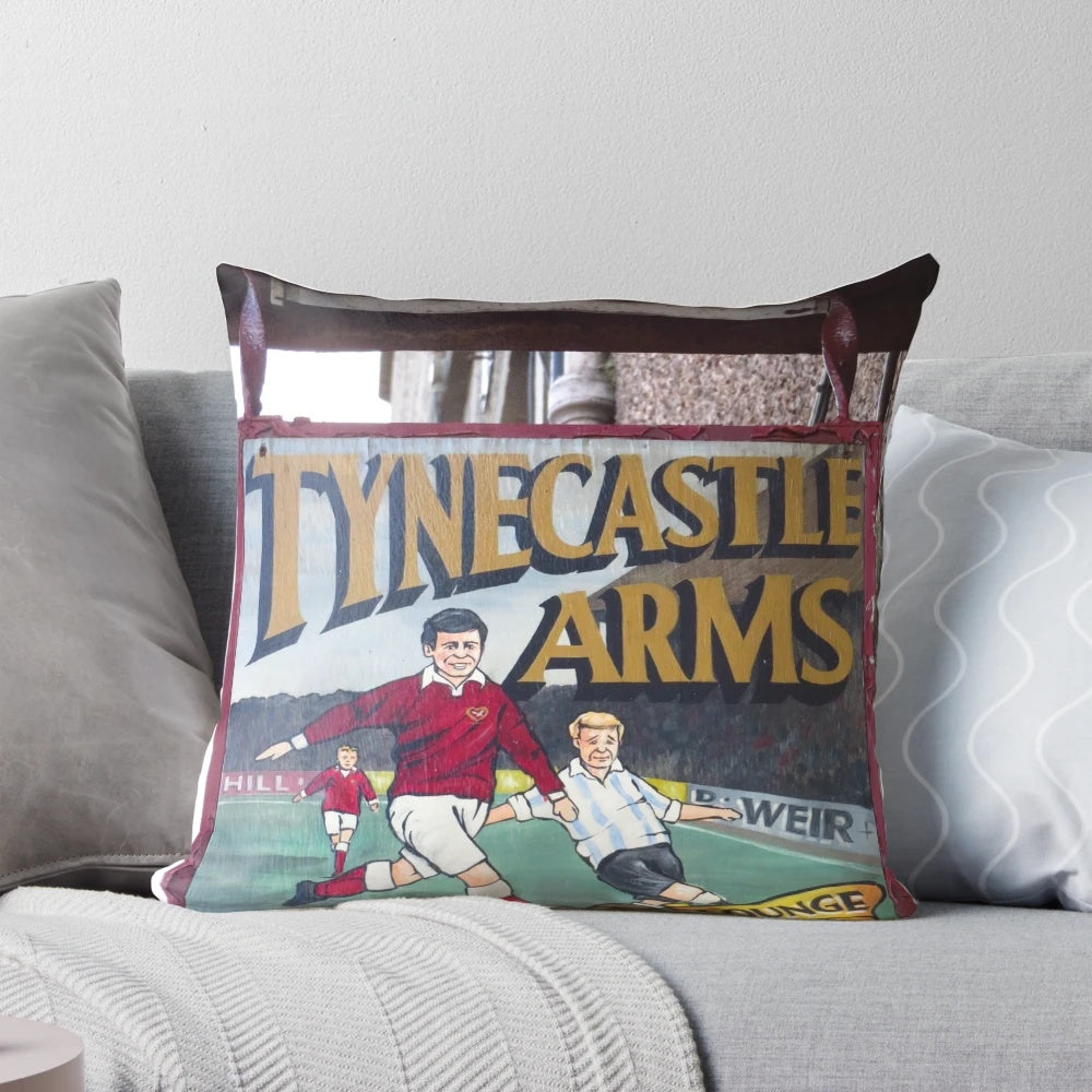 Tynecastle Arms Pub Sign featuring the Hearts football club crest