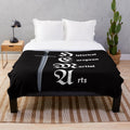 Plush blanket featuring HEMA (Historical European Martial Arts) fencing design