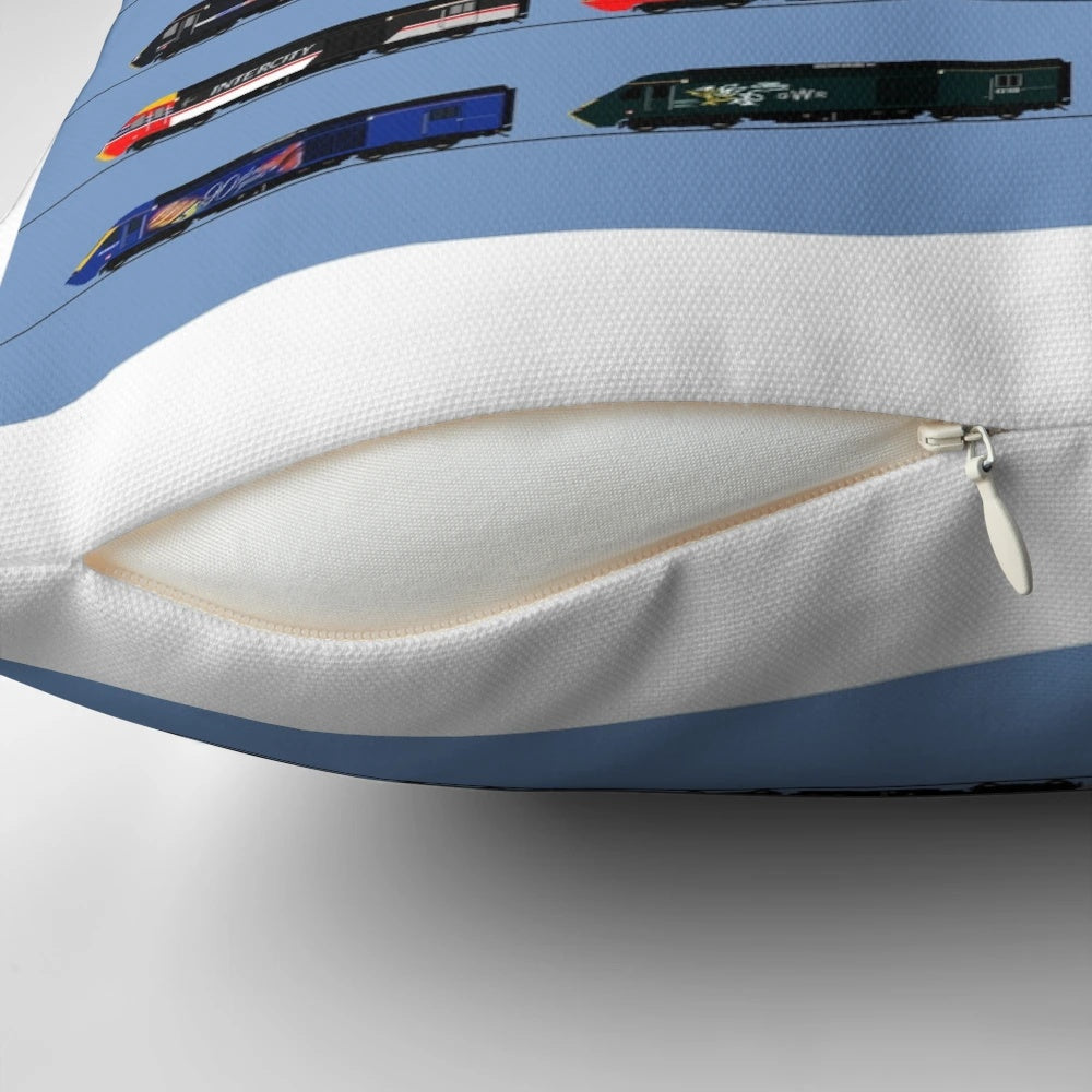 HST Class 43 'Powercar' Pillow featuring the iconic British Intercity 125 locomotive