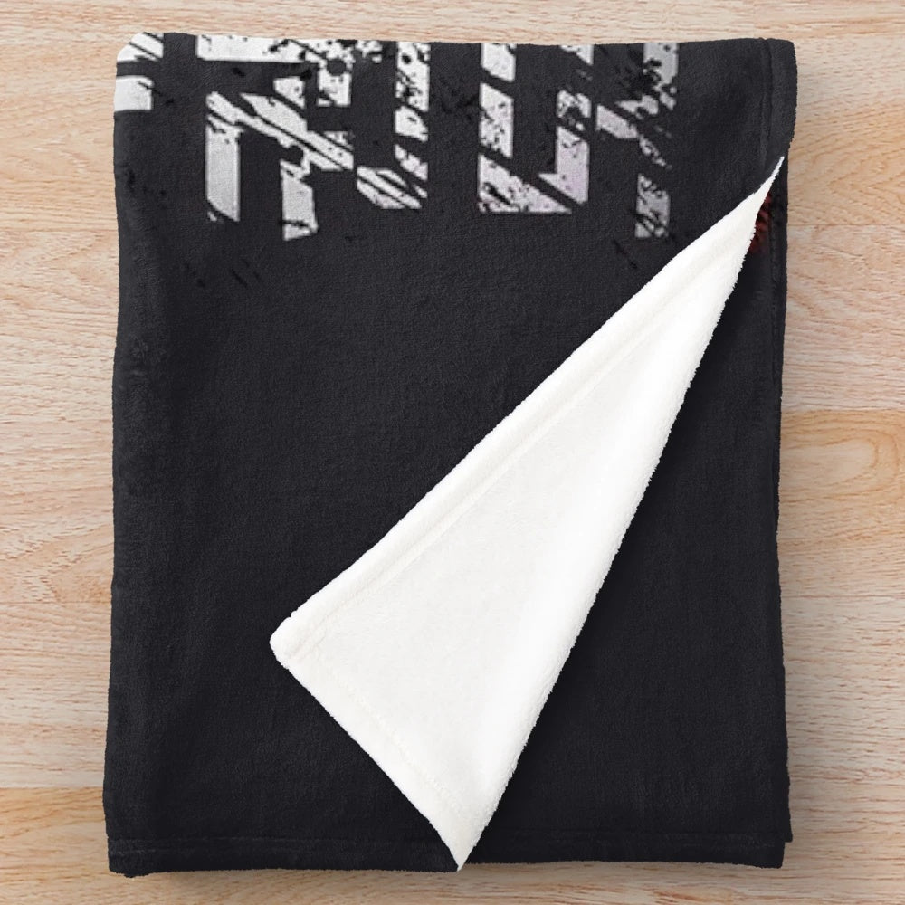 Cozy taekwondo plush blanket featuring Korean martial arts design