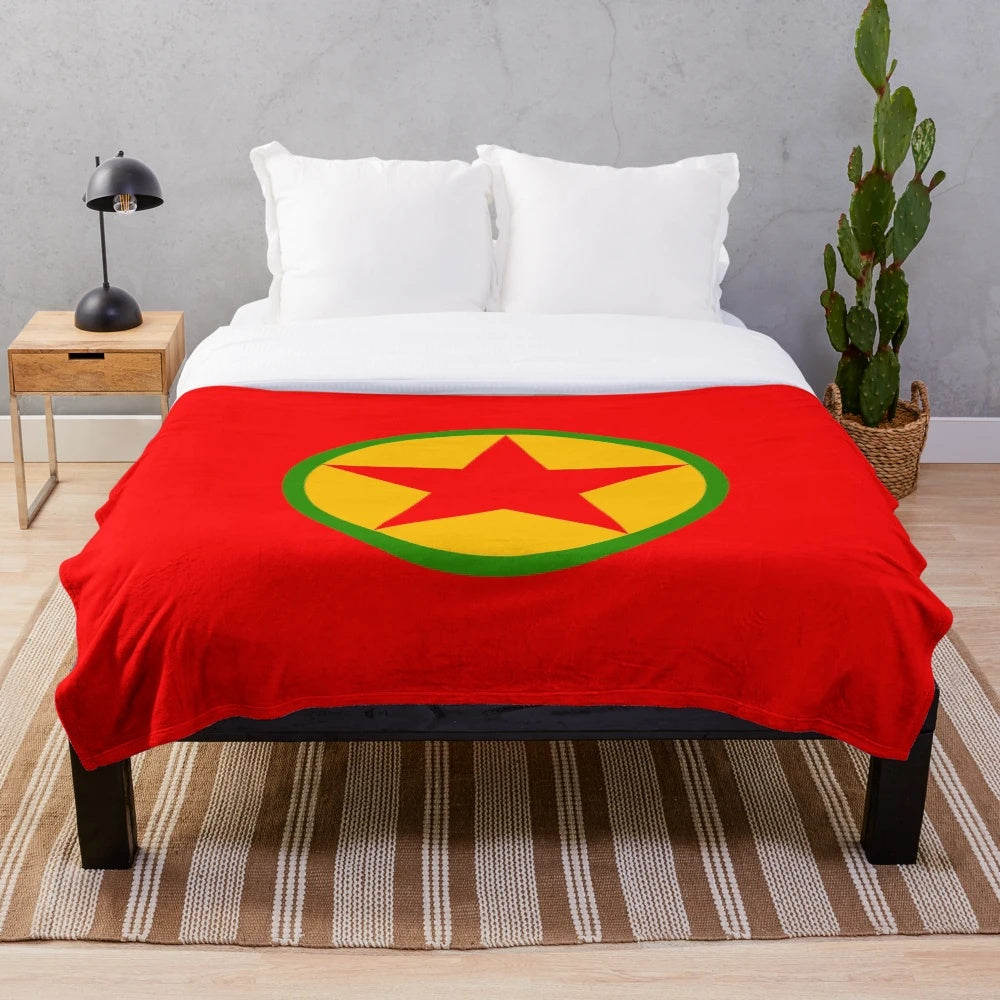 Kurdistan Workers' Party (PKK) revolutionary plush blanket