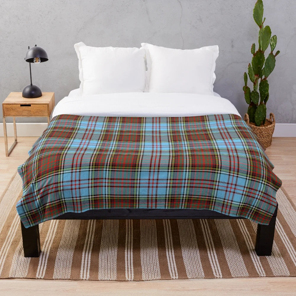 Clan Anderson Ancient Tartan Plush Blanket