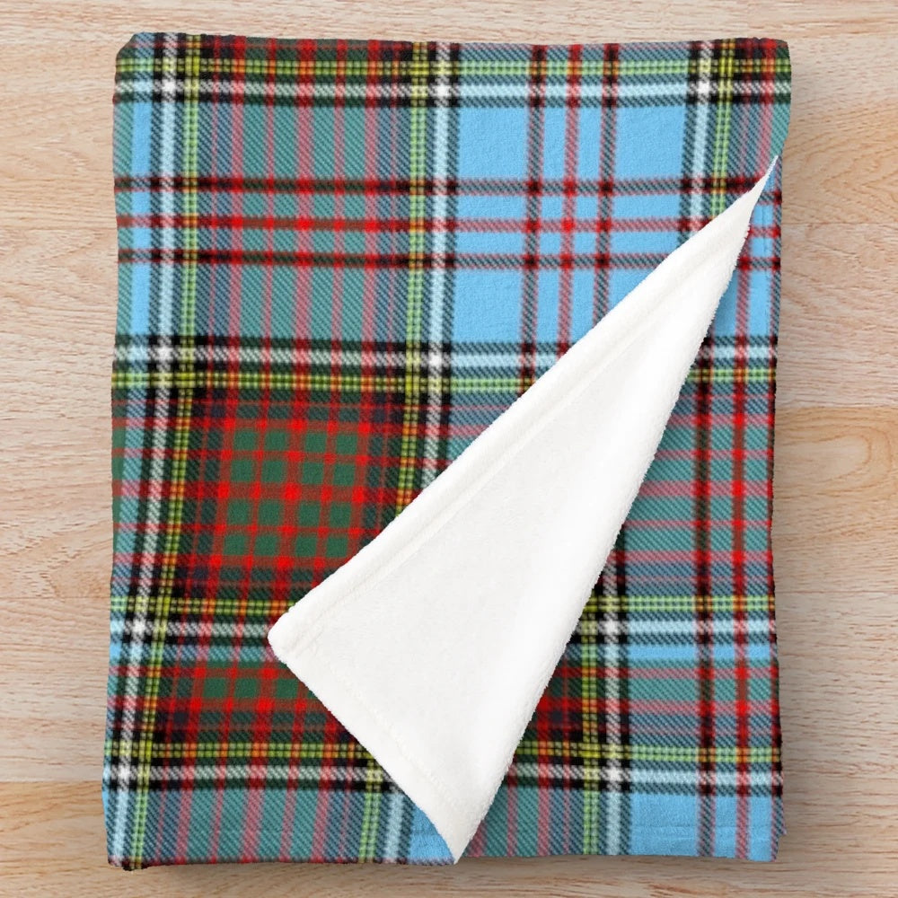 Clan Anderson Ancient Tartan Plush Blanket