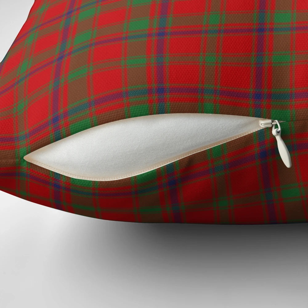MACCOLL (McColl) tartan pattern printed on a soft, plush pillow