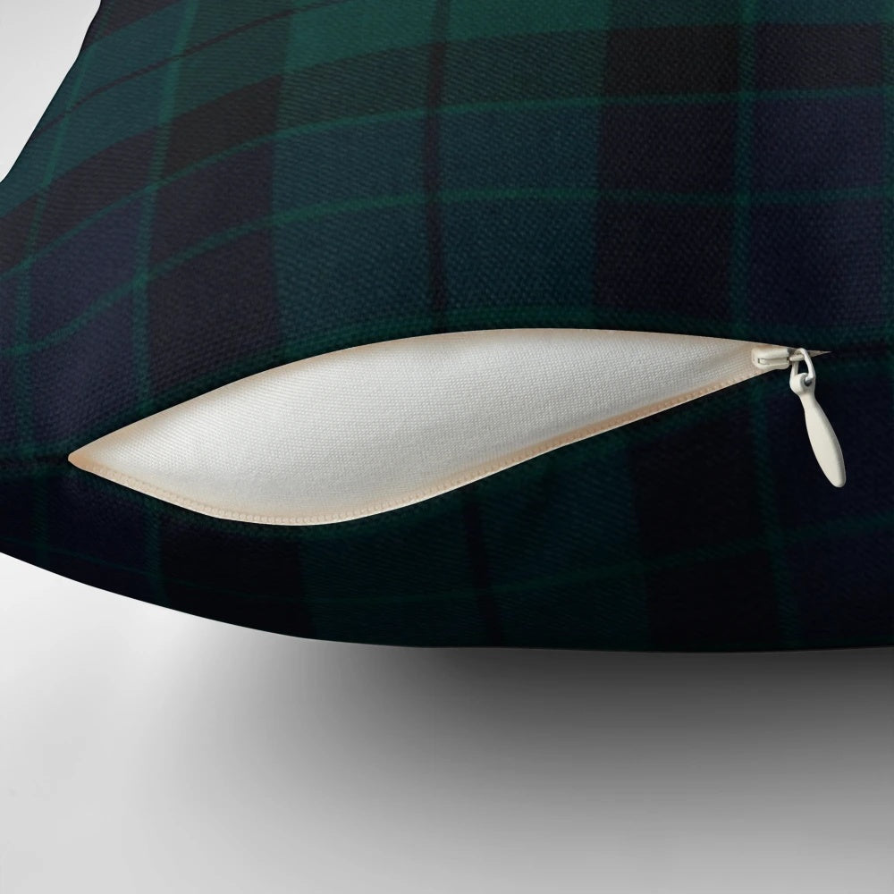 MacKay Scottish Tartan Pillow with traditional clan pattern