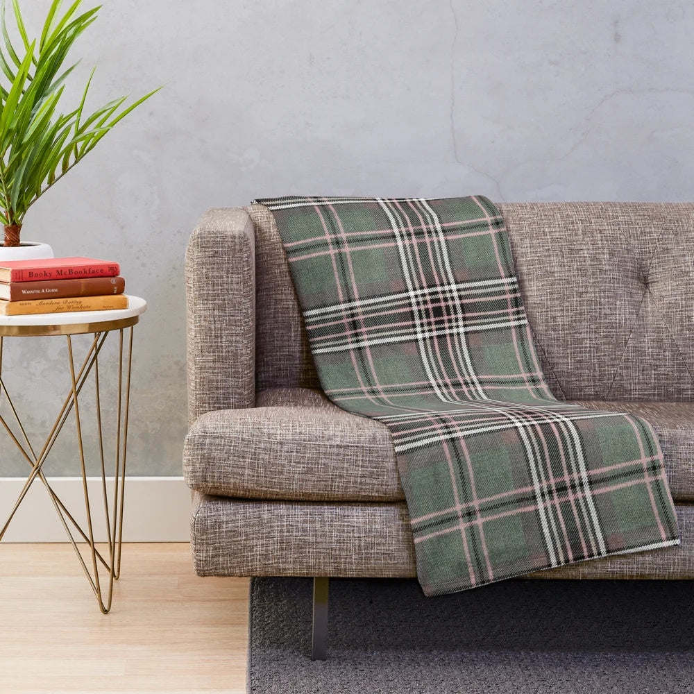 Murphy Tartan Weathered Plush Blanket