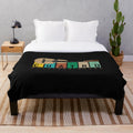 Puerto Rican Cuatro Puertorriqueno Plush Blanket