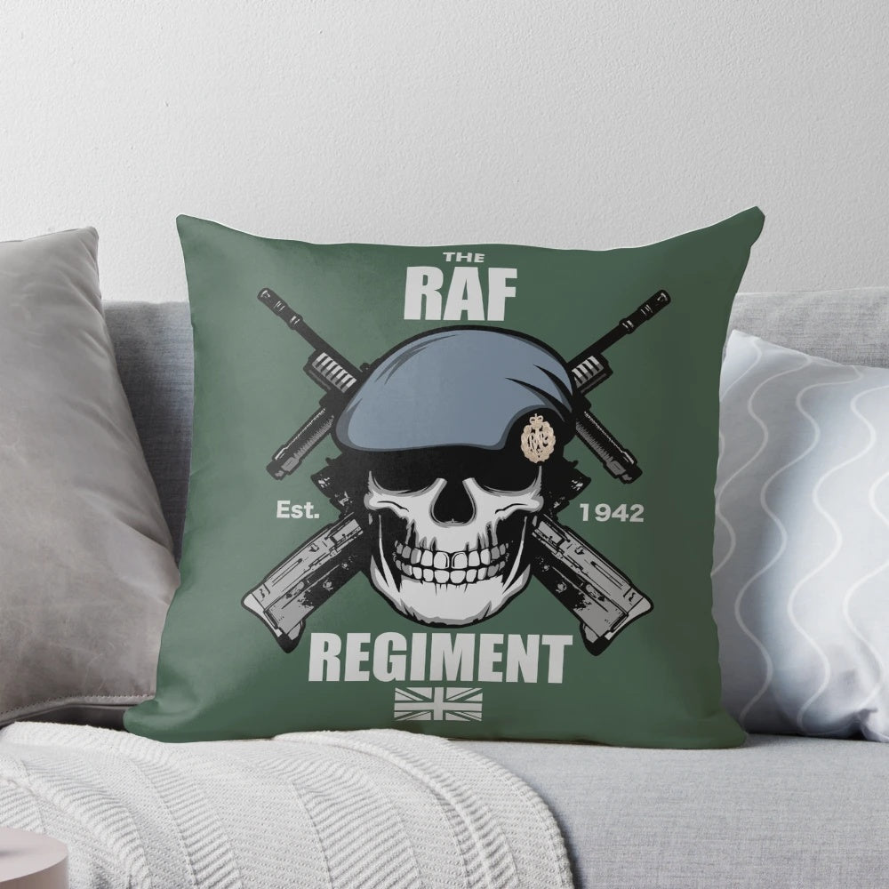 RAF Regiment Pillow with Regimental Crest and Insignia