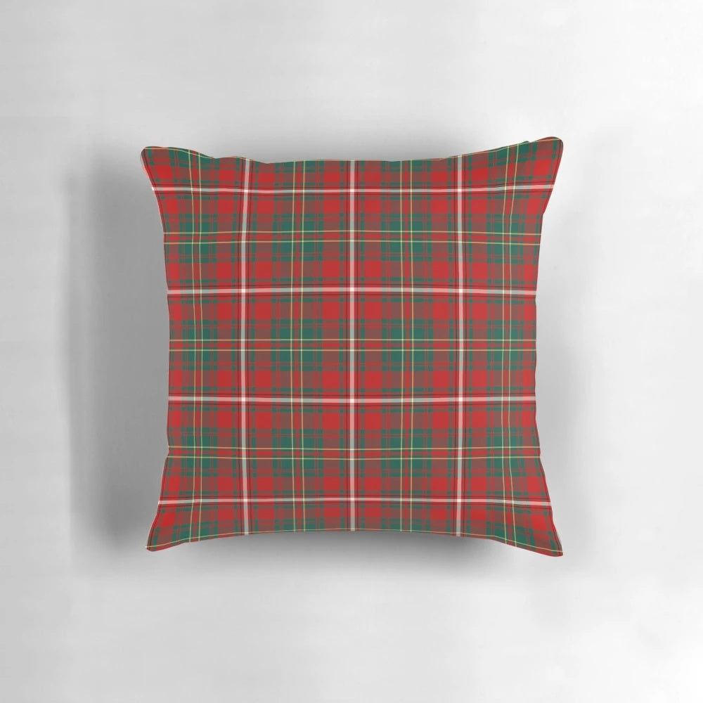 Clan Hay Tartan Pillow - Plush, Cozy Accent for Your Home