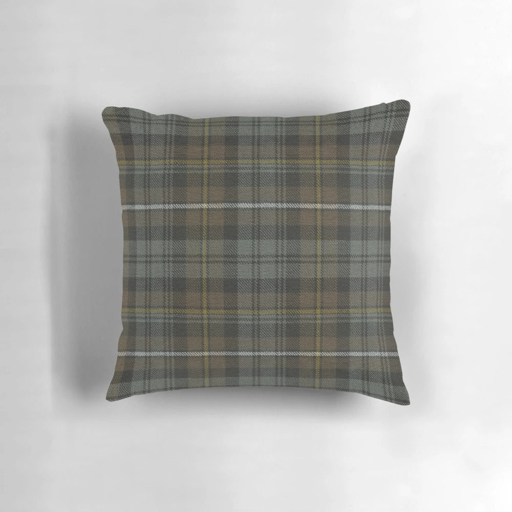 Campbell Argyll Weathered Scottish Clan Tartan Pillow