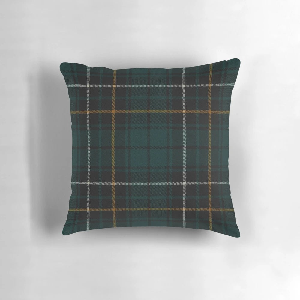MacAlpine Scottish Tartan Decorative Pillow with Traditional Plaid Pattern