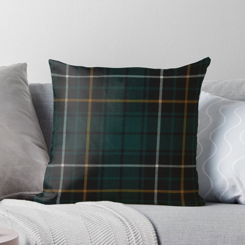 MacAlpine Scottish Tartan Decorative Pillow with Traditional Plaid Pattern