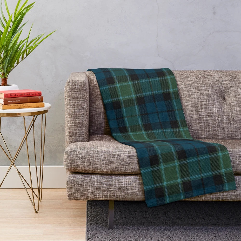 Graham of Menteith Scottish Tartan Plush Blanket