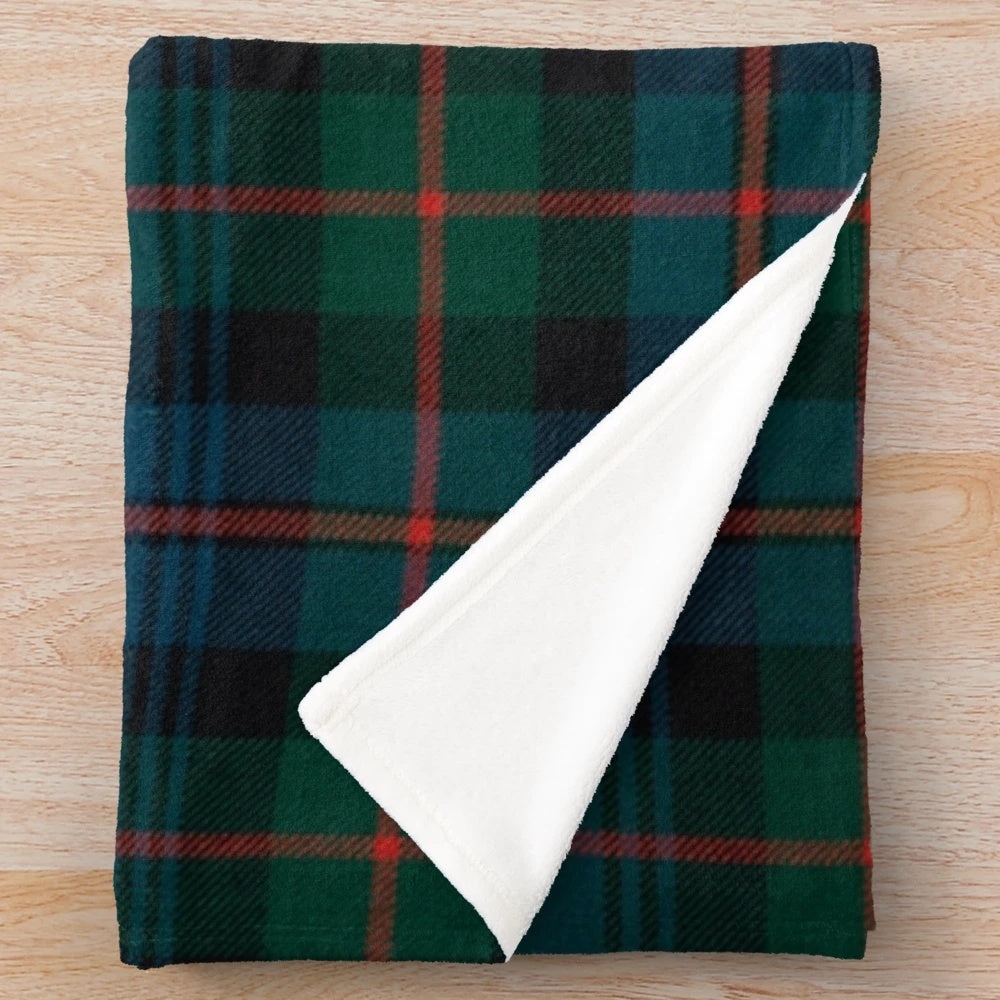 Murray of Atholl Scottish tartan plush blanket