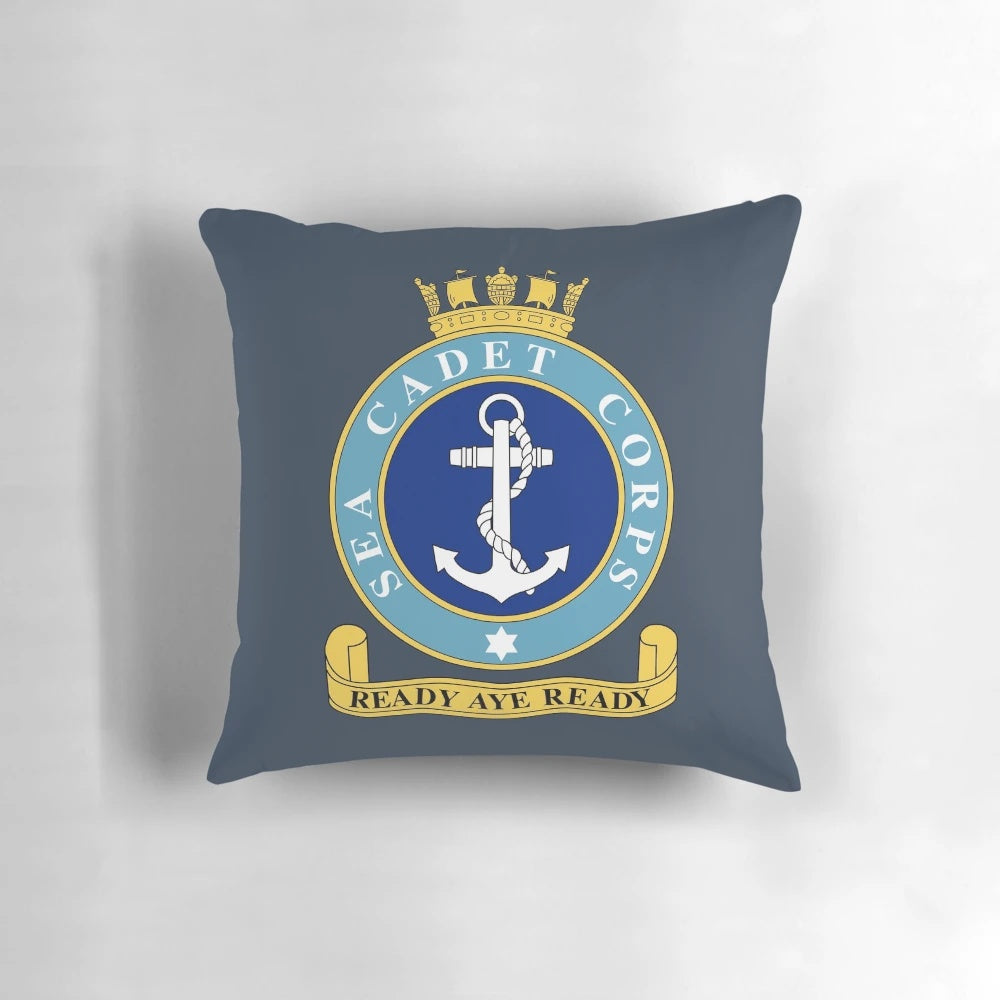 Sea Cadets United Kingdom Insignia Embroidered Pillow