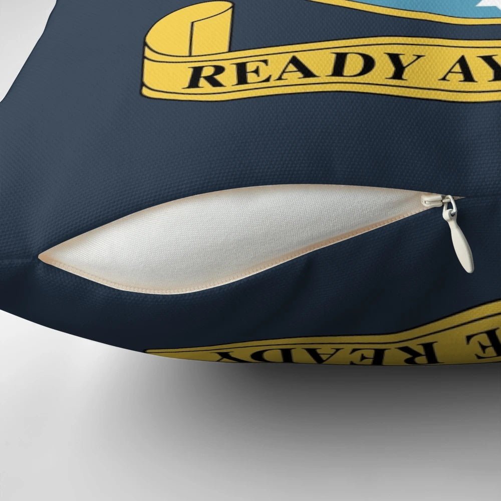 Sea Cadets United Kingdom Insignia Embroidered Pillow