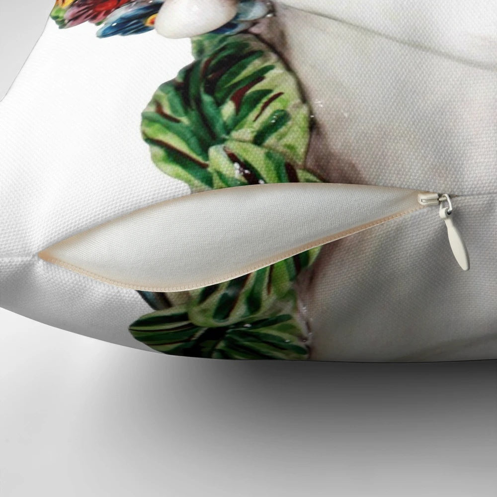 Moro's Head II Pillow, a vibrant and traditional Sicilian-themed decorative accent pillow
