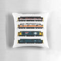 Class 37 locomotive-inspired pillow for railway and train enthusiasts