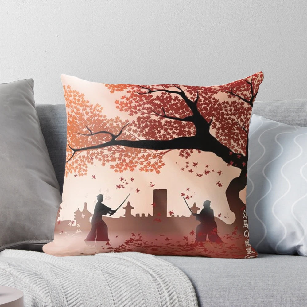 Tsushima Samurai Pillow - Celebrate the Honor and Courage of Jin from Ghost of Tsushima